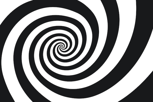 Flat design spiral circle background