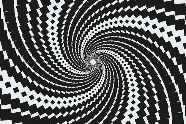 Vector flat design spiral circle background