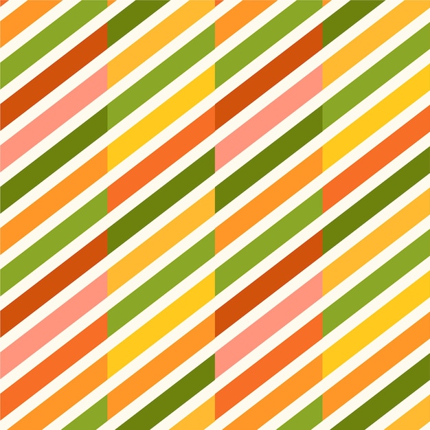 Vector flat design stripes pattern design