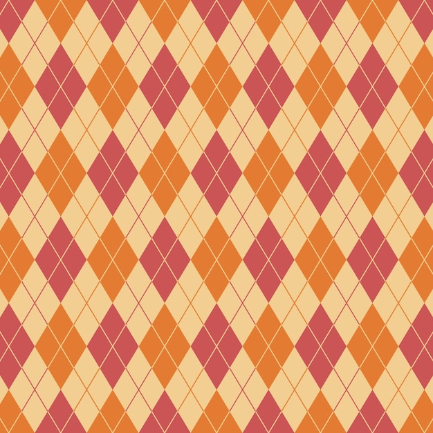 Vector flat design sweater-like argyle pattern