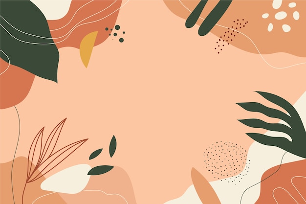 Vector flat design terracotta background