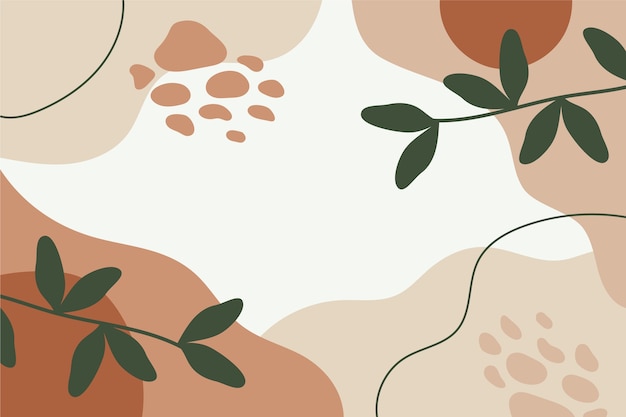 Flat design terracotta background