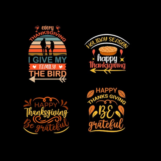 flat design thanksgiving background thanksgiving happy thanksgiving typography tshirt