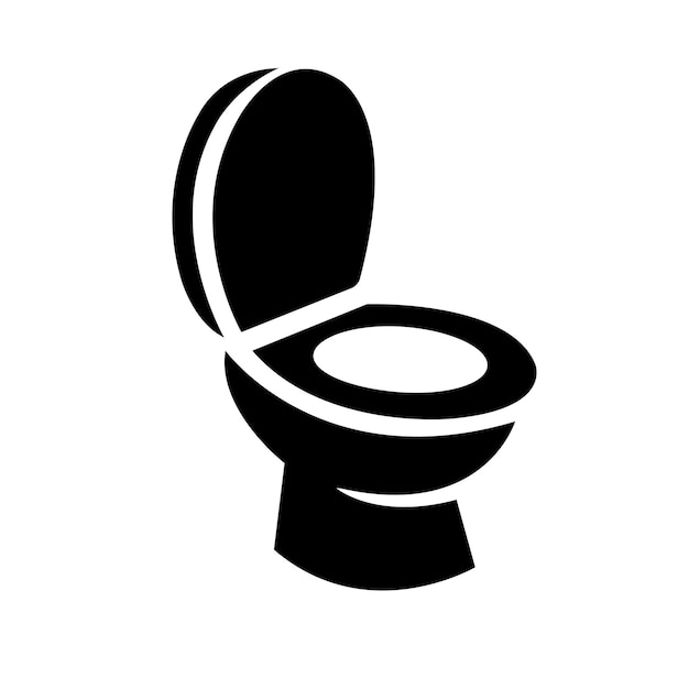 Vector flat design toilet icons
