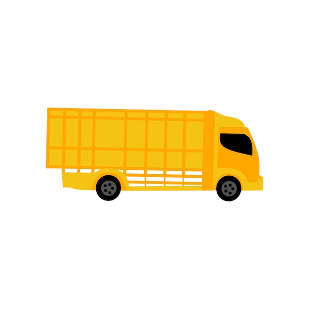 Flat Design Transportation Vector Illustration