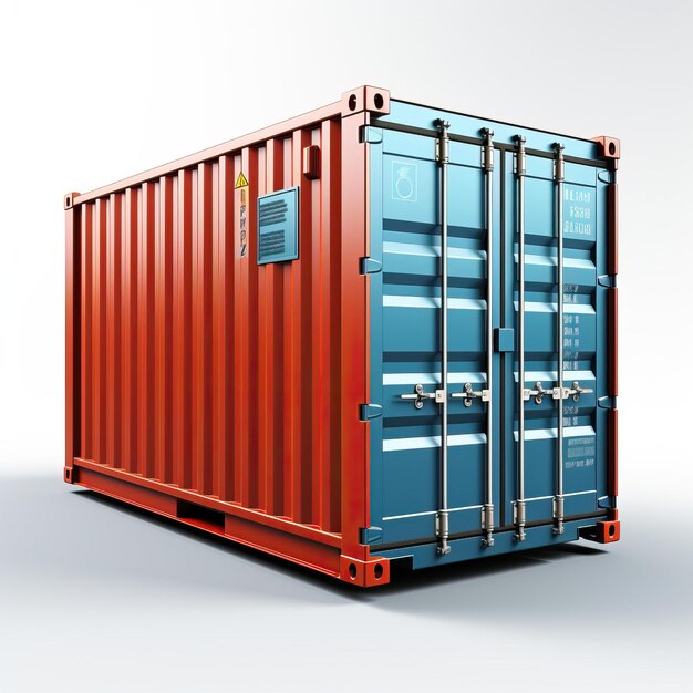 Premium Vector | Flat design vector container design on white background