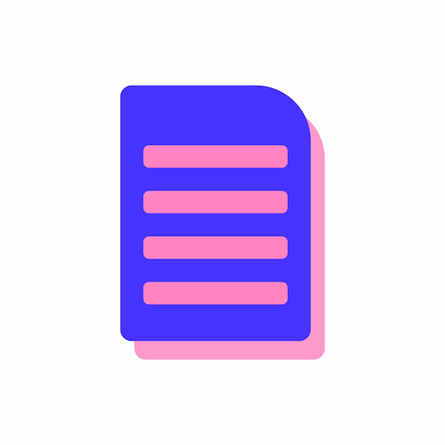 Flat Document File Icon