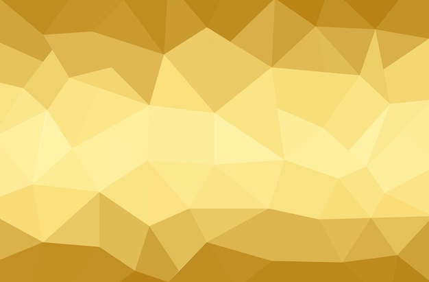 Flat geometric abstract gold background template