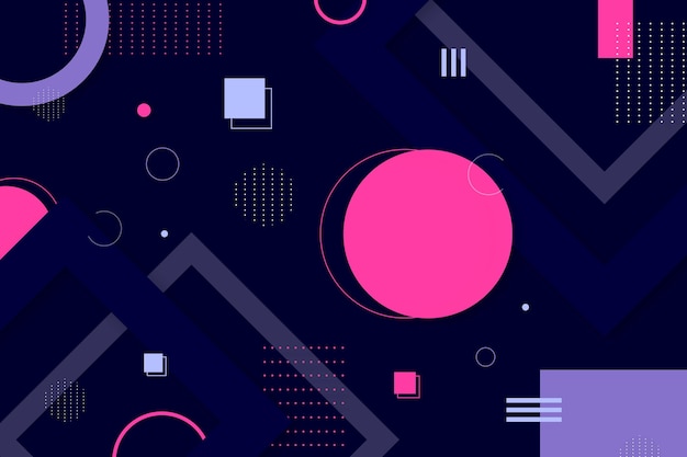 flat geometric background
