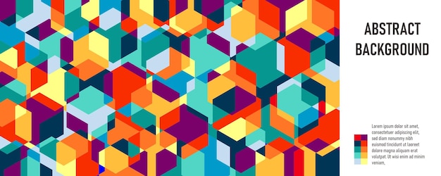 Flat geometric background