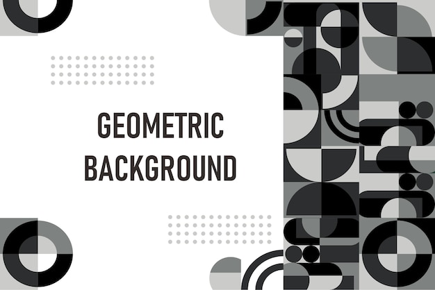 Flat geometric background