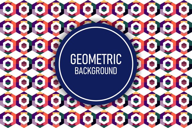 Flat geometric background