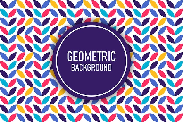 Flat geometric background