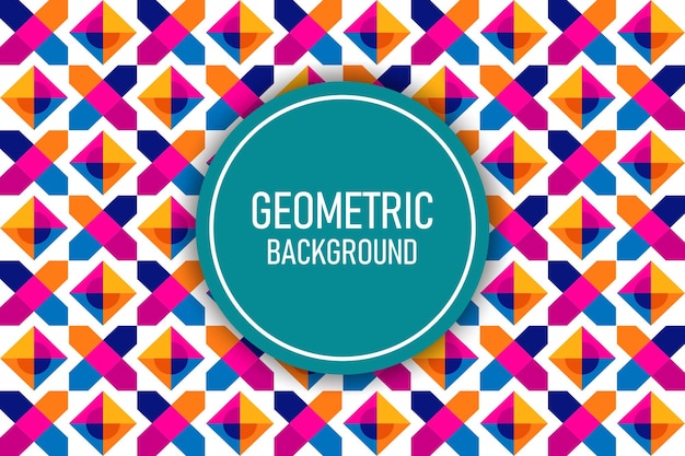 Flat geometric background