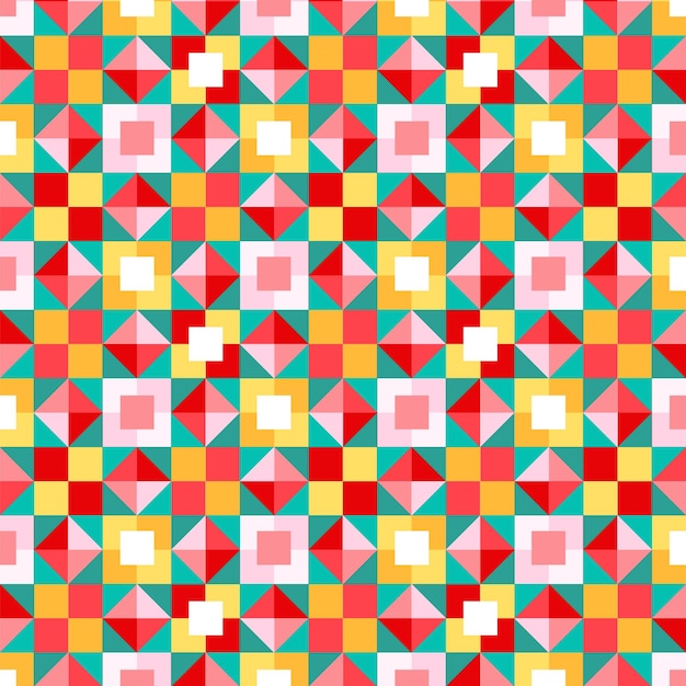 Vector flat geometric pattern