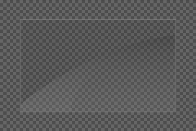 Плоские стеклянные пластины устанавливают баннеры Windows на прозрачном фоне