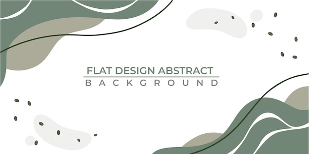 Flat Hand drawn minimal abstract background