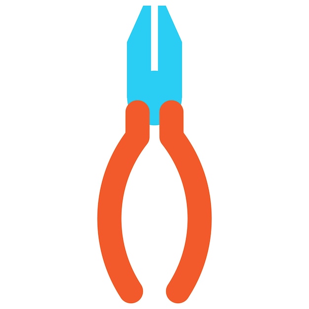 Flat Hand Pliers Repair Tool Icon