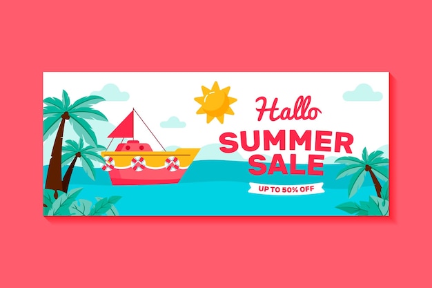 Flat hello summer sale 