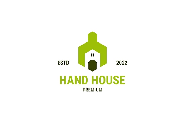 Flat home house service logo design vector icon illustration idea