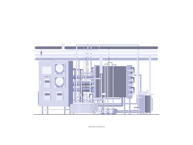 フラット HTST パステライザー 食品工場でGPHE熱交換器を搭載したマシン