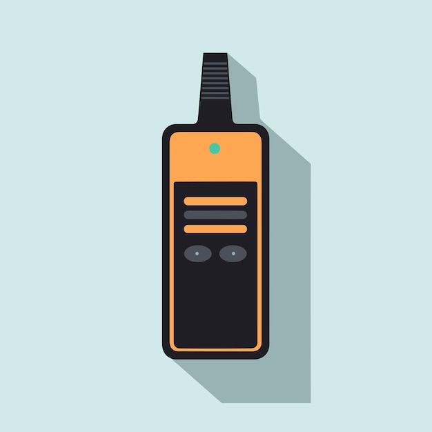 A flat icon of a cell phone