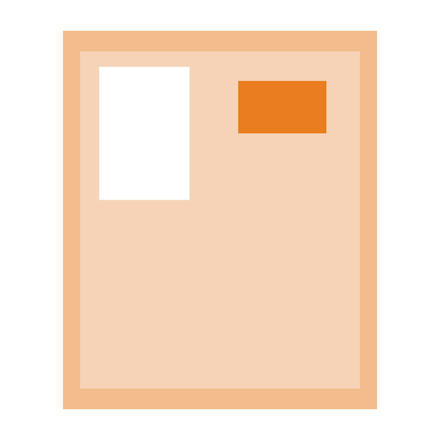 Flat icon design of noticeboard