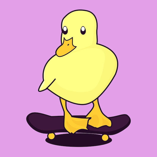 Flat Icon Duck