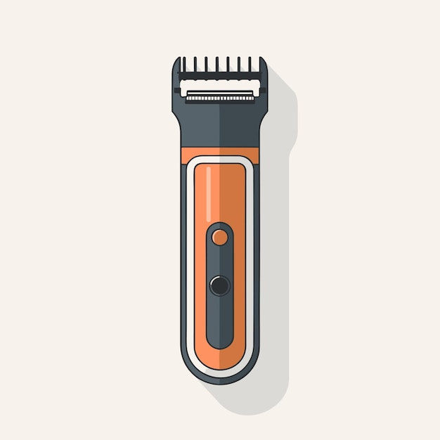 A flat icon of a hair clipper