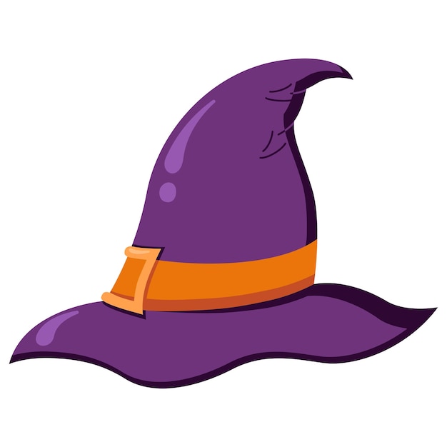 Flat icon illustration of halloween spooky items