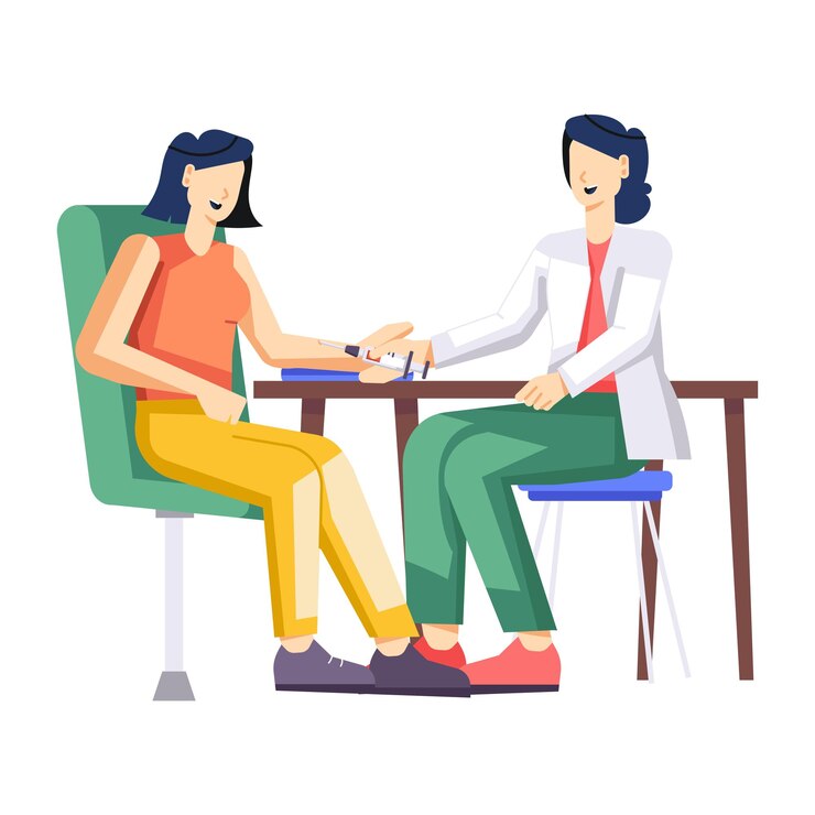 Vector flat illustraties van medische diensten