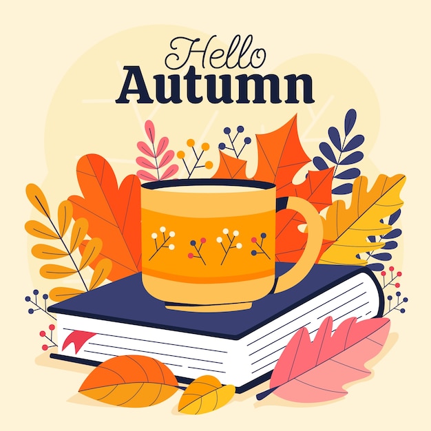 Vector flat illustration for autumn celebration