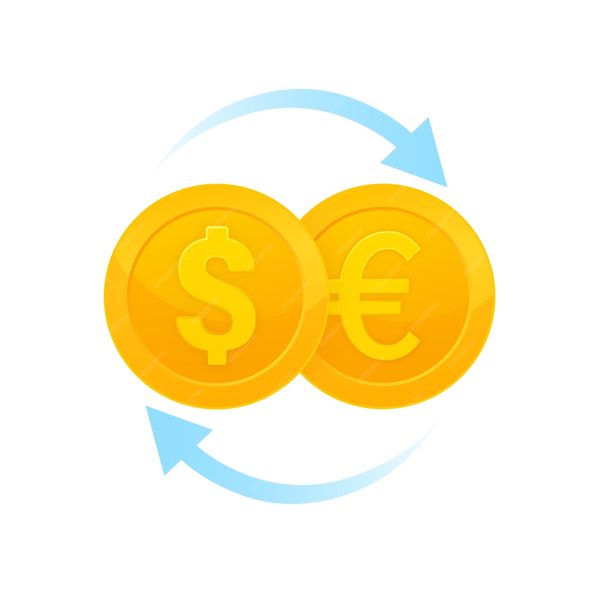 premium-vector-flat-illustration-with-gold-currency-exchange-dollar