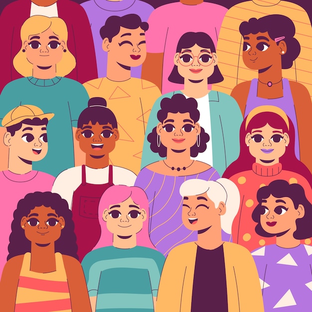 Flat illustration for women's day celebration