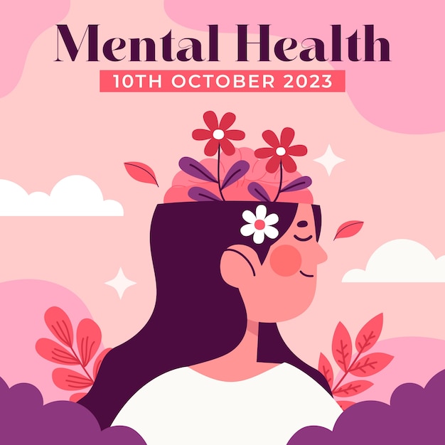 flat illustration for world health day celebration