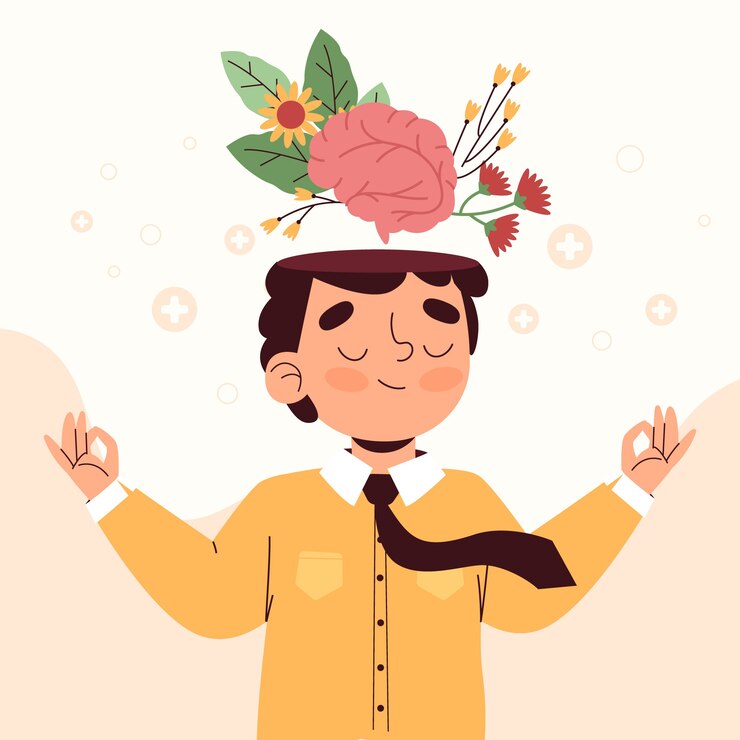 세계 건강 의 날 축하 를 위한 평평 한 일러스트레이션