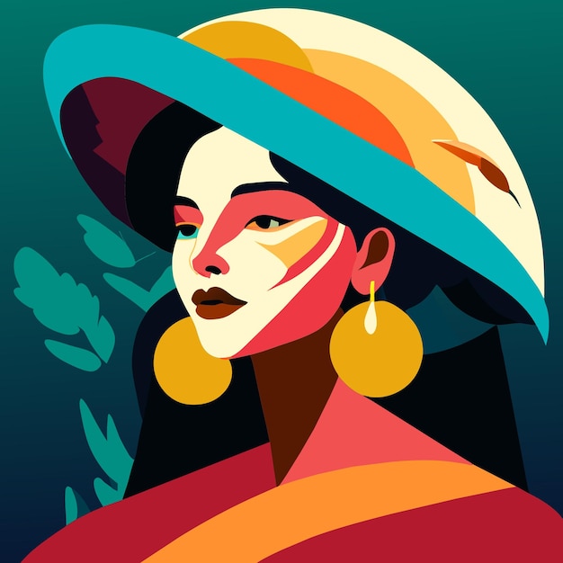 Flat Illustrations with a Matisse Influence