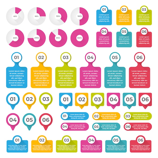 Flat Infographic Element