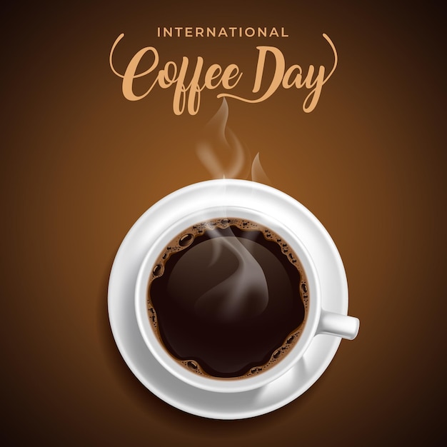 Flat international day of coffee