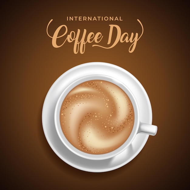 コーヒーの平らな国際的な日