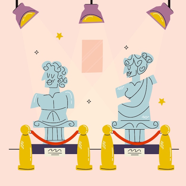 플랫 국제 박물관의 날 그림