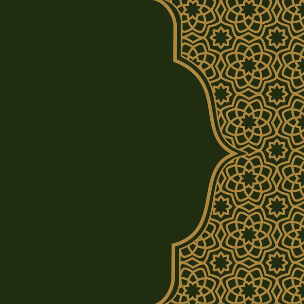 Flat islamic new year modern art and eid or ramadan religious festival graphic