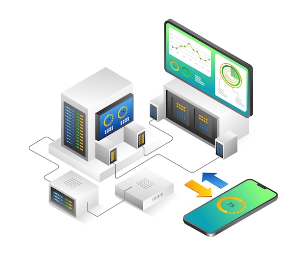 フラット アイソメ図 analisa データ smarpon サーバー