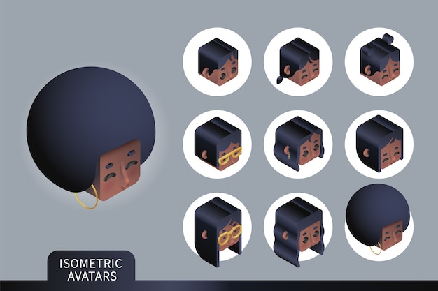 Flat isometric set