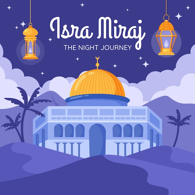 Flat isra miraj 的插圖