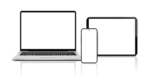 Mockup di dispositivi dettagliati e realistici