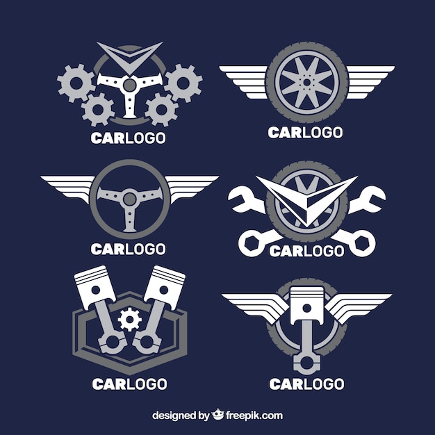 Flat logo car collection