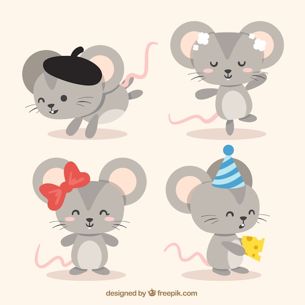 Flat mice collection