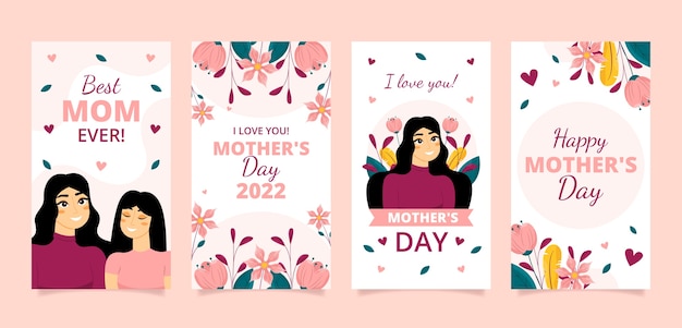 flat mother's day instagram stories collection