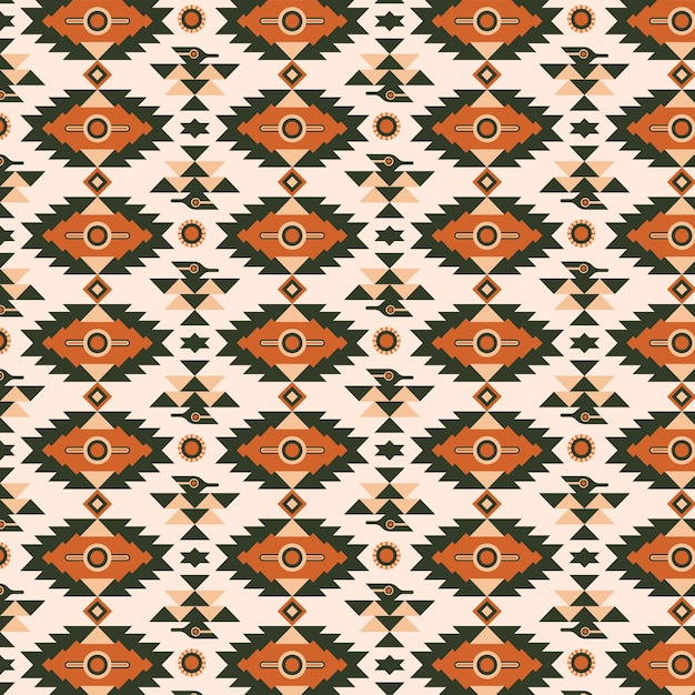 Flat native american pattern